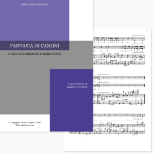 Fantasie di canoni - coro voci bianche e pianoforte