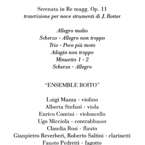 Bardi 1999 - Inaugurazione dell'Auditorium di San Francesco - Programma